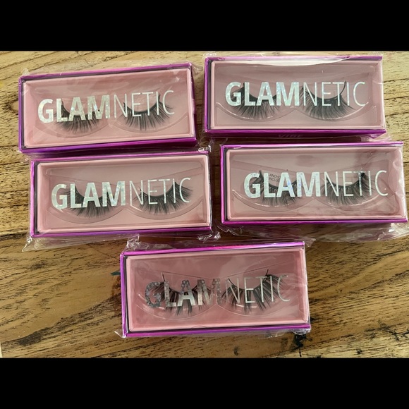 Bundle of 5 Glamnetic magnetic eyelashes NEW
